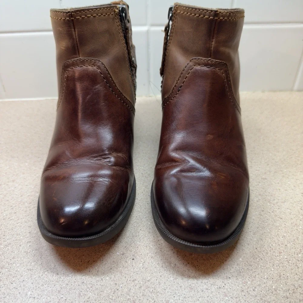 Teva Women's Foxy Ankle brown leather Boots waterproof Size‎ US 6 EU 37 EUC